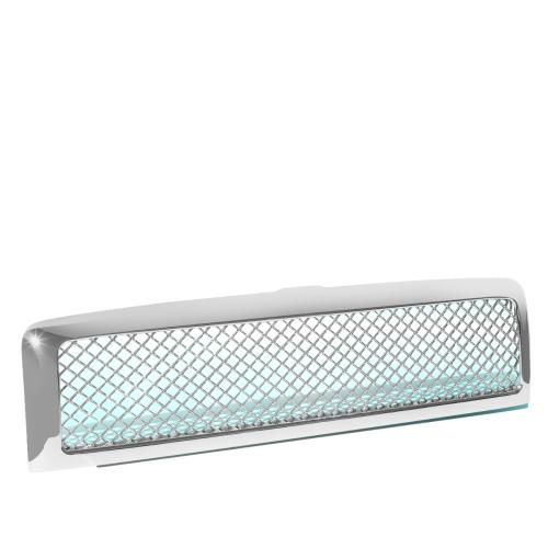 PARRILLA GRILLE - 95-01 DODGE RAM 1500 / 96-02 RAM 2500 , 3500 - DIAMOND MESH STYLE - GLOSSY - ABS - CHROME