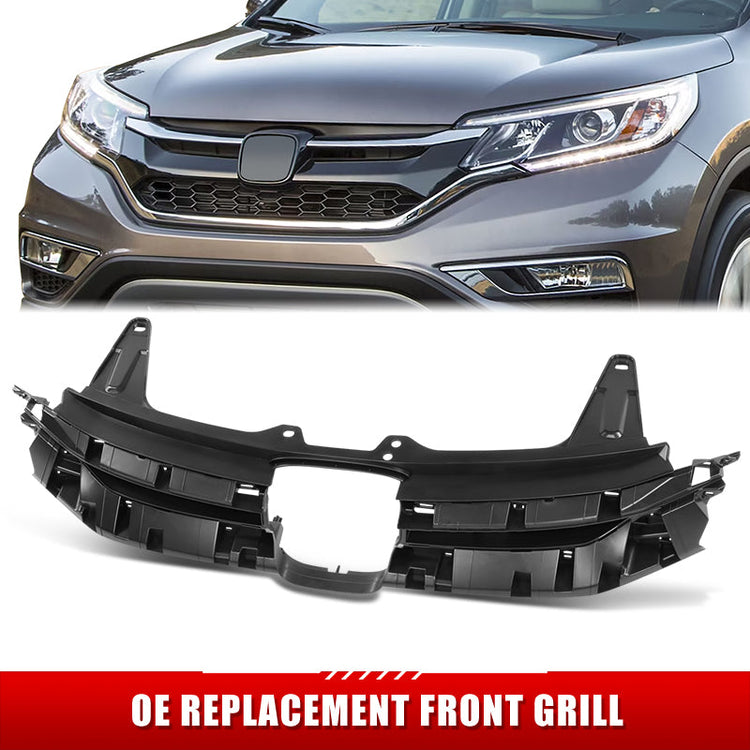 PARRILLA GRILLE - HD CRV '12-'14/'15-'16/ GRILLE ASS'Y 15-16/ UPPER MAT-BLACK//PARTS.NO,HO1200224//OEM NO,71121T1WA01