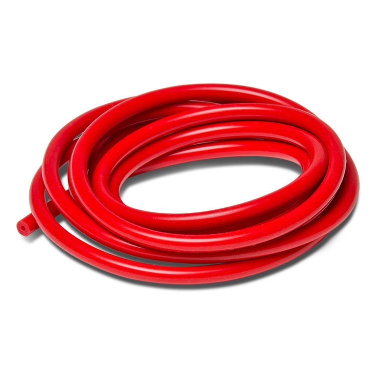 COPLE DE SILICON 5MM / .20" :ID - BY FOOT - RED