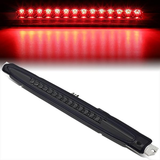 LUZ DE FRENO 04-07 BUICK RAINIER / 02-09 GMC ENVOY, CHEVROLET TRAILBLAZER / 04-06 CHEVROLET TRAILBLAZER EXT / 02-06 GMC ENVOY XL / 03-08 ISUZU ASCENDER / 02-04 OLDSMOBILE BRAVADA / 05-09 SAAB 9-7X - LED - SMOKE