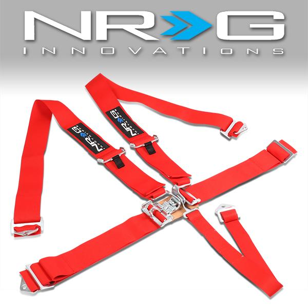 CINTURON RACING 5 POINT - SFI LATCH LINK - RED