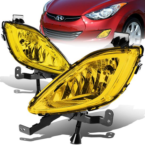 FAROS DE NIEBLA 11-13 HYUNDAI ELANTRA 4-DOOR - NO SWITCH - 881 BULB - AMBER