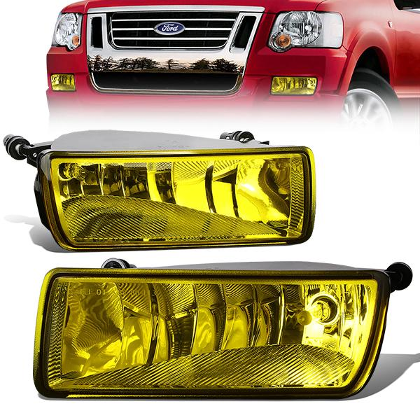 FAROS DE NIEBLA 06-10 FORD EXPLORER / 07-10 FORD EXPLORER SPORT TRAC 4-DOOR - NO SWITCH - 9145 BULB - AMBER