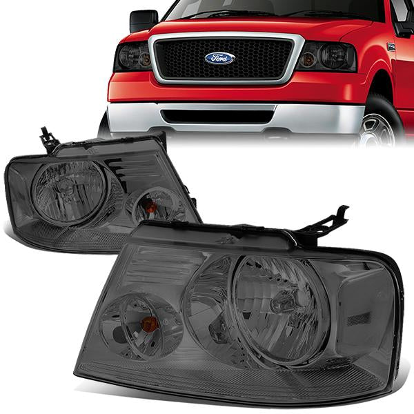 FAROS 04-08 FORD F-150 / 06-08 LINCOLN MARK LT 2/4-DR - 9007 LOW BEAM / HIGH BEAM / 3157A TURN SIGNAL - SMOKE HOUSING / CLEAR CORNER