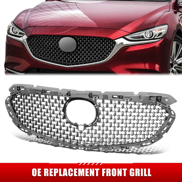 PARRILLA GRILLE - MZ 6 14-17/18-21/ GRILLE ASS'Y 18-21/ PAINTED DARK GRAY//PARTS.NO,MA1200218//OEM NO,GBVG50719