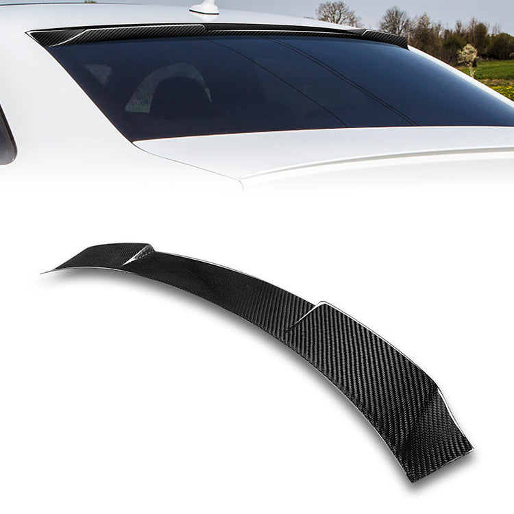 SPOILER CAR ROOF SPOILER - 14-20 AUDI A3, A3 QUATTRO SEDAN / 15-20 AUDI S3 SEDAN / 17-20 AUDI RS3 SEDAN - CARBON FIBER BLACK