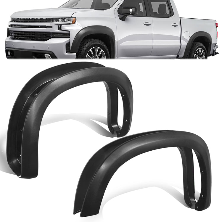 CANTONERAS CHEVROLET SILVERADO 1500 2019-2024 - BLACK