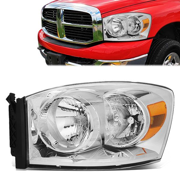 FAROS OE STYLE - 07-08 DODGE RAM 1500 / 07-09 DODGE RAM 2500 / 07-09 DODGE RAM 3500 / 08-10 DODGE RAM 4500 / 08-10 DODGE RAM 5500 - H13 HIGH / LOW BEAM / 3157A SIGNAL - LEFT