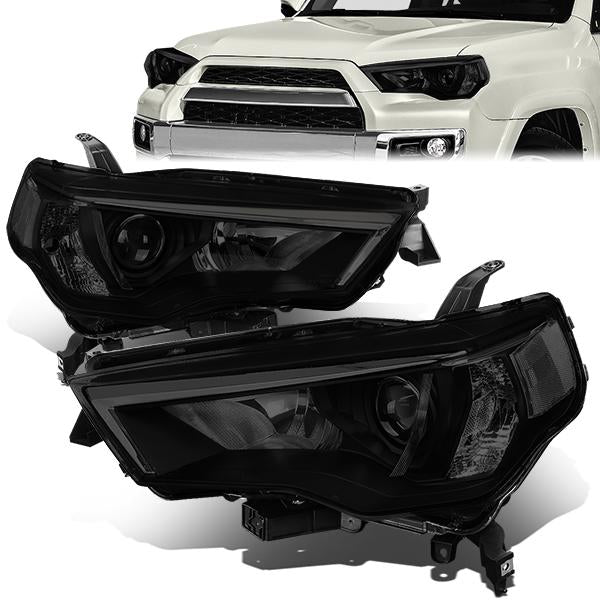 FAROS 14-20 TOYOTA 4RUNNER - PROJECTOR - H11 LOW BEAM / 9005 HIGH BEAM / 7444NA TURN SIGNAL - SMOKE HOUSING / CLEAR CORNER