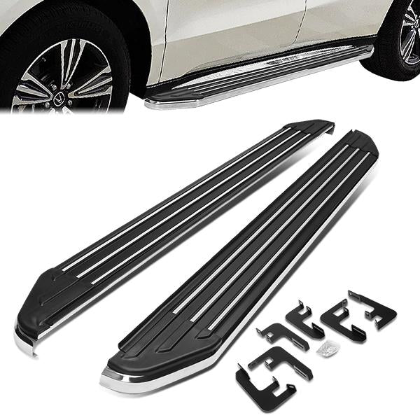 ESTRIBOS ALUMINUM - 5.5" - 14-19 ACURA MDX - METALLIC / BLACK
