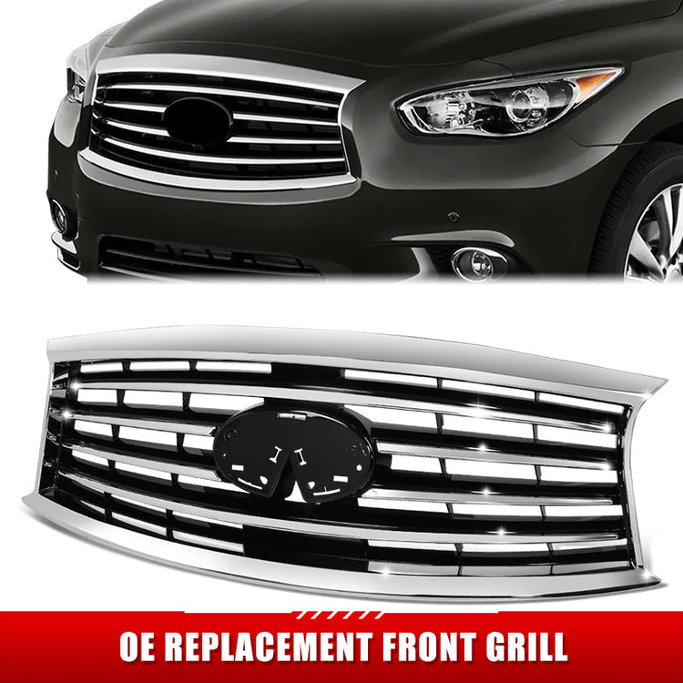 PARRILLA GRILLE - IN JX35/QX60 '13-'15/'16-'20/ GRILLE ASS'Y 13-15/ PAINTED BLACK W/CHROME MLDG/ (W/O PREMIUM PKG)