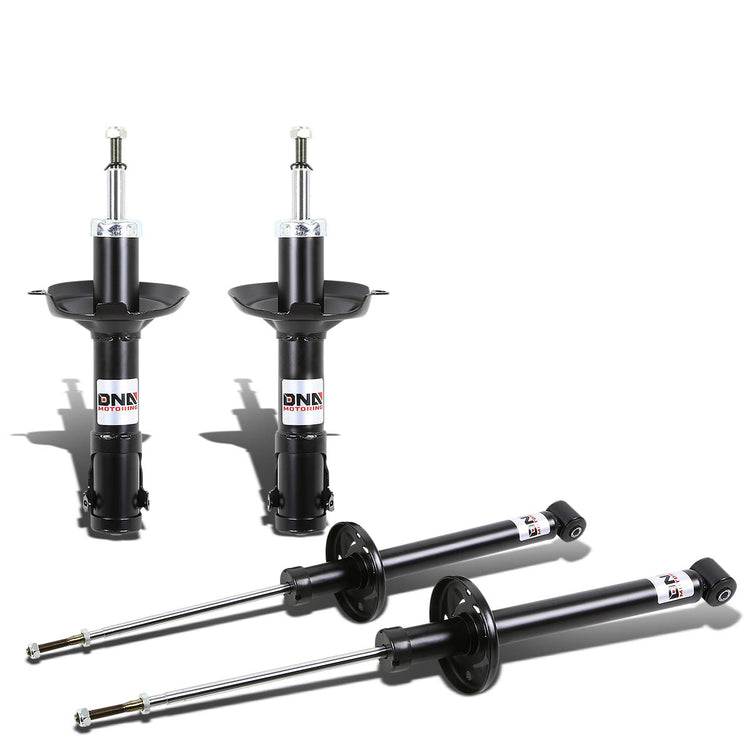 AMORTIGUADORES SET OF 4 - 85-99 VW GOLF / 85-99 JETTA / 85-02 CABRIO - OEM REPLACEMENT  - GAS - BLACK