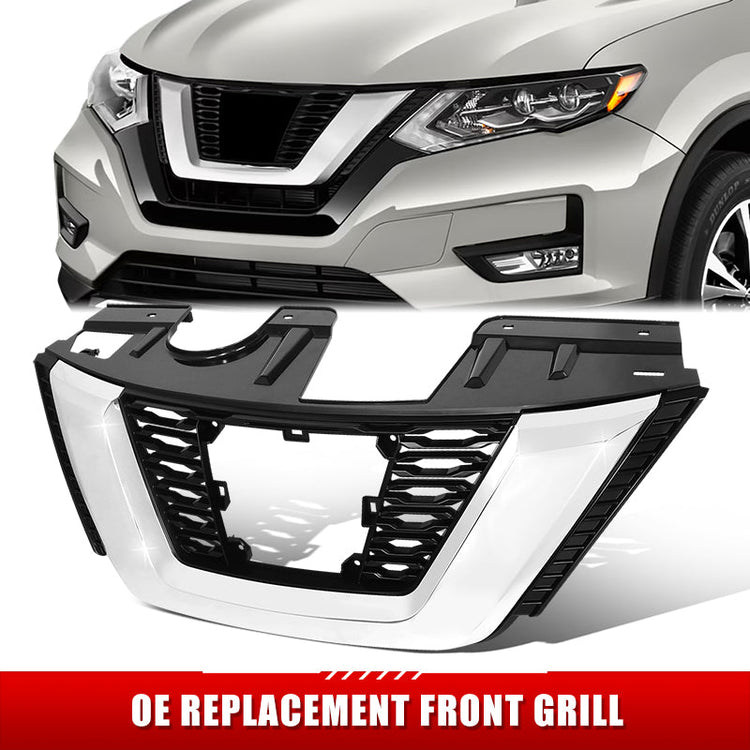 PARRILLA GRILLE - DS ROGE '14-'16/'17-'20/ GRILLE ASS'Y 17-20/ MAT-BLACK W/CHROME MLDG/ (W/PREMIUM) (SL)