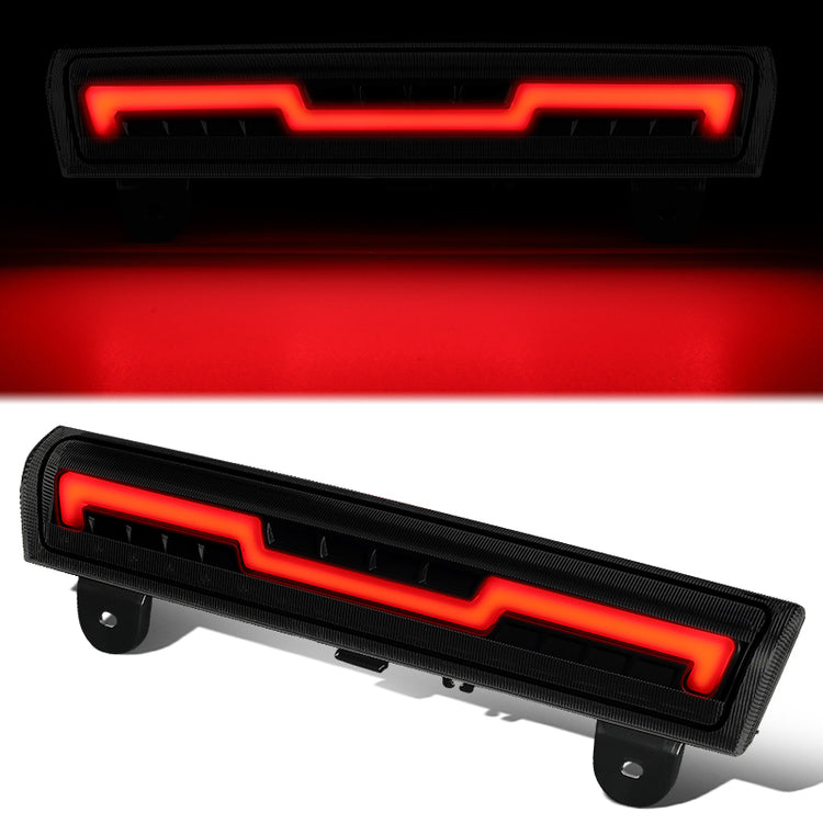 LUZ DE FRENO 3RD BRAKE LIGHT - 05-06 CHEVY SONORA / 00-06 SUBURBAN 1500 / 00-06 SUBURBAN 2500 / 00-06 TAHOE / 00-06 GMC YUKON / 01-06 YUKON XI 1500 / 01-06 YUKON XI 2500 - FITS MODELS WITH LIFTGATE STYLE REAR DOORS - STANDARD CAB ONLY - SEQUENTIAL CHASE
