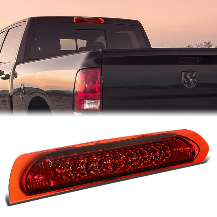 LUZ DE FRENO 02-08 DODGE RAM 1500 / 03-09 RAM 2500, 3500 - FITS MODELS WITH CARGO LIGHTS ONLY - LED - RED