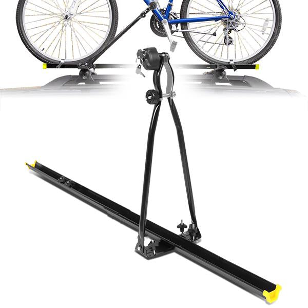 PORTAEQUIPAJE BICYCLE ROOF MOUNT RACK - UPRIGHT - W/ LOCK - BLACK