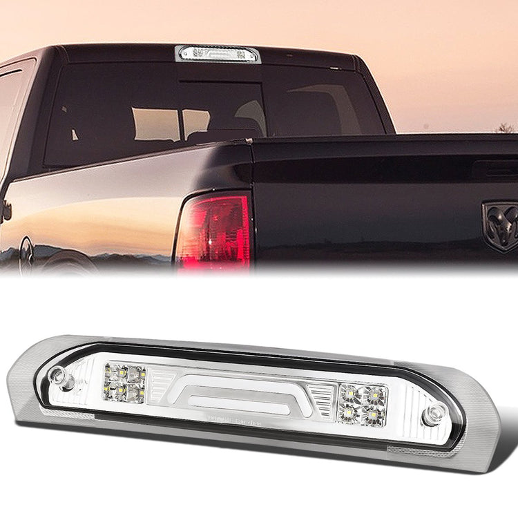 LUZ DE FRENO 02-08 DODGE RAM 1500 / 03-09 DODGE RAM 2500, 3500 - FITS MODELS WITH CARGO LIGHTS ONLY - 3D - LED - CHROME