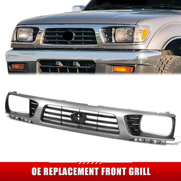 PARRILLA GRILLE - TY TACMA '95-'00/ GRILLE ASS'Y 95-97/ SILVER/GRAY/BLACK (4WD)//PARTS.NO,TO1200198//OEM NO,5310035310