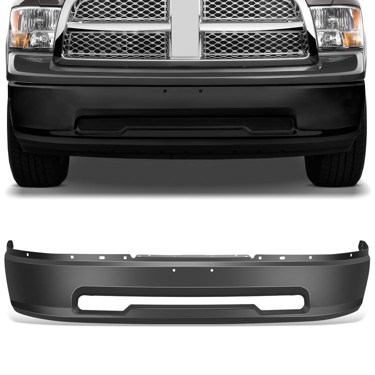 DEFENSA 09-10 DODGE RAM 1500 / 11-12 RAM 1500, FITS MODELS WITHOUT SPORT PKG; WITHOUT FOG LAMPS; EXCLUDES MEGA CAB - BLACK