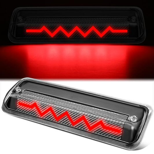 LUZ DE FRENO 07-10 FORD EXPLORER SPORT TRAC / 04-08 FORD F-150 - 3D - LED - SEQUENTIAL HEARTBEAT LED - BLACK