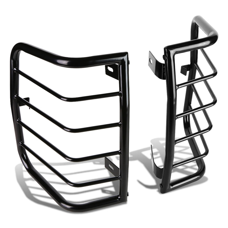 PROTECTOR FAROS TRASEROS TAIL LIGHT GUARD - 04-08 FORD F-150 FLEETSIDE, STYLESIDE MODELS - DOES NOT FIT STEPSIDE, FLARESIDE MODELS - BLACK