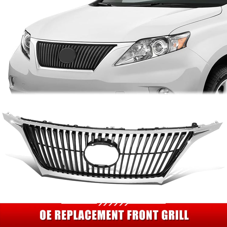 PARRILLA GRILLE - LX RX350/RX450H '10-'12/'13-15/ GRILLE ASS'Y 10-12/ DARK GRAY W/CHROME MLDG/ (W/O PRE-COLLISION)/ (JAPAN/CANADA BUILT)//PARTS.NO,LX1200131//OEM NO,531010E040