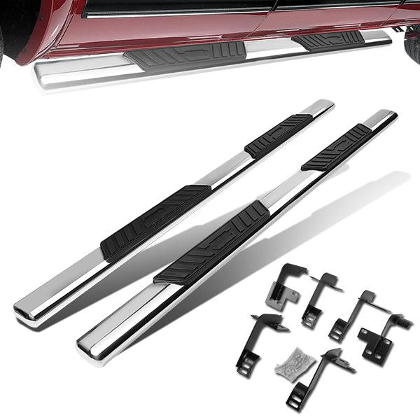 ESTRIBOS 5" - OVAL - STRAIGHT - 19-20 DODGE RAM 1500 - CREW CAB - SILVER