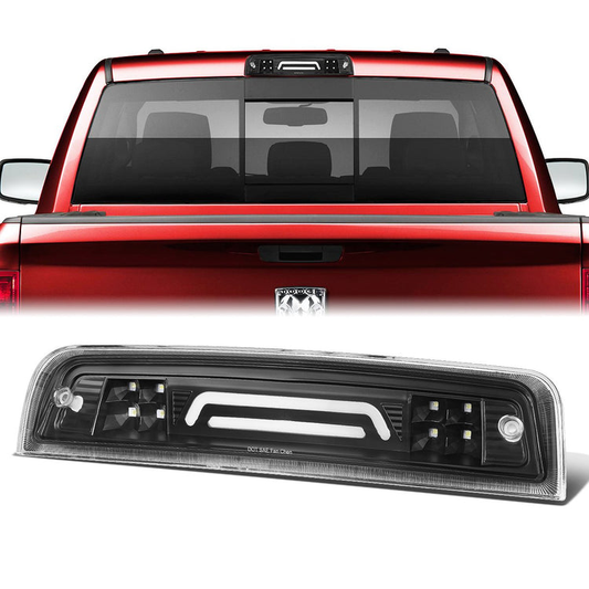 LUZ DE FRENO 09-17 DODGE RAM 1500 / 10-17 DODGE RAM 2500, 3500 - 3D - LED - BLACK