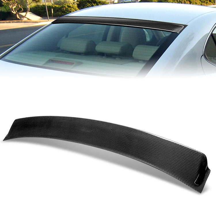 SPOILER CAR ROOF SPOILER - 06-13 LEXUS IS250 IS350 SEDAN / 08-14 LEXUS IS-F - CARBON FIBER BLACK
