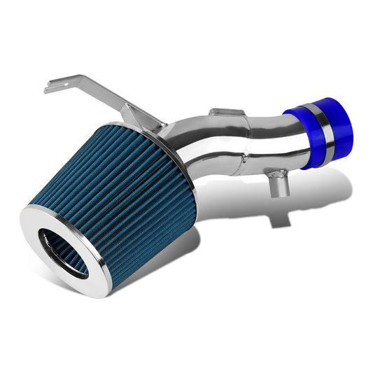 FILTRO DE AIRE ALTO FLUJO 3.00" - SHORT RAM - 07-12 NISSAN ALTIMA 3.5L V6 L32A - BLUE FILTER - POLISHED PIPE