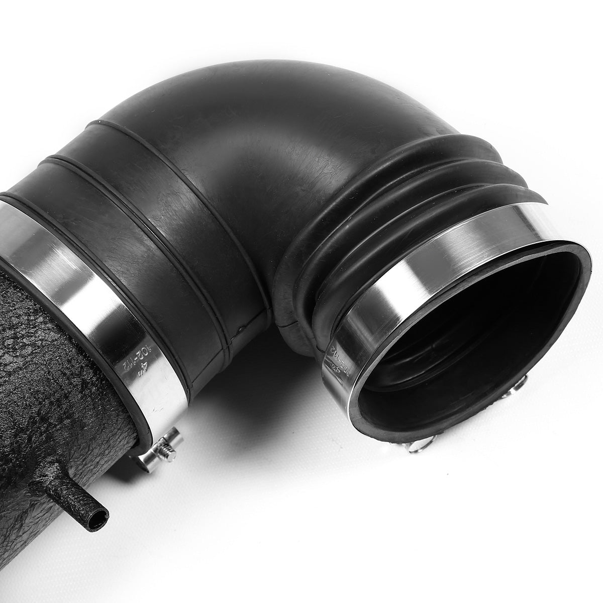 FILTRO DE AIRE ALTO FLUJO HEAT SHIELD - 06-07 CADIALLAC CTS-V 6.0L V8 LS2 - ALUMINUM PIPING - WRINKLE FINISH - BLACK