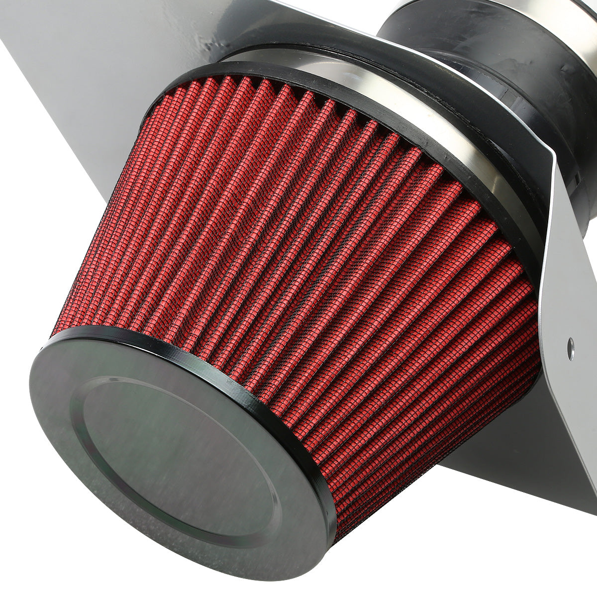 FILTRO DE AIRE ALTO FLUJO HEAT SHIELD - 06-07 CADIALLAC CTS-V 6.0L V8 LS2 - ALUMINUM PIPING - SILVER