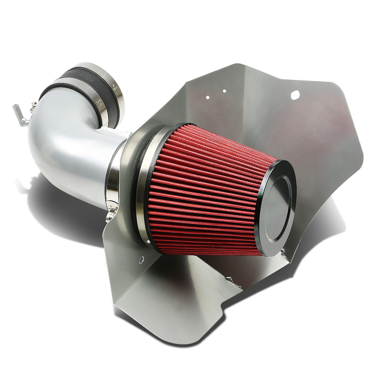 FILTRO DE AIRE ALTO FLUJO HEAT SHIELD - 09-15 CADIALLAC CTS-V 6.0L V8 LSA - ALUMINUM PIPING - SILVER