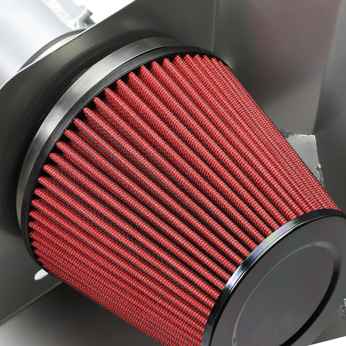 FILTRO DE AIRE ALTO FLUJO HEAT SHIELD - 09-15 CADIALLAC CTS-V 6.0L V8 LSA - ALUMINUM PIPING - SILVER