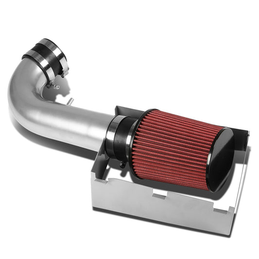 FILTRO DE AIRE ALTO FLUJO HEAT SHIELD - 05-08 DODGE MAGNUM RT/SRT8 5.7L/6.1L V8 - ALUMINUM PIPING - SILVER