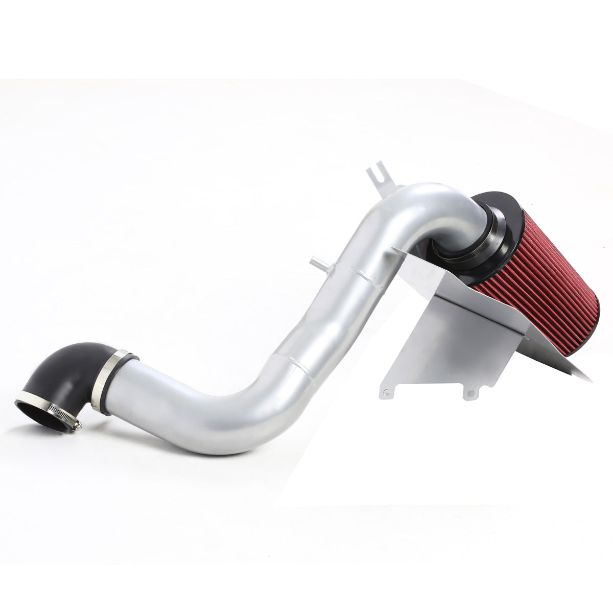 FILTRO DE AIRE ALTO FLUJO HEAT SHIELD - 98-03 SONOMA/S10 2.2L 4CYL - ALUMINUM PIPING - SILVER