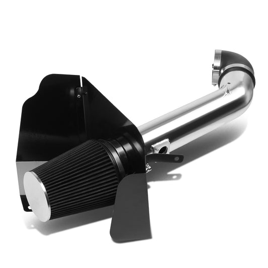 FILTRO DE AIRE ALTO FLUJO HEAT SHIELD - 09-14 CHEVROLET / GMC YUKON / SILVERADO / SIERRA / AVALANCHE V8 - ALUMINUM PIPING - POLISHED