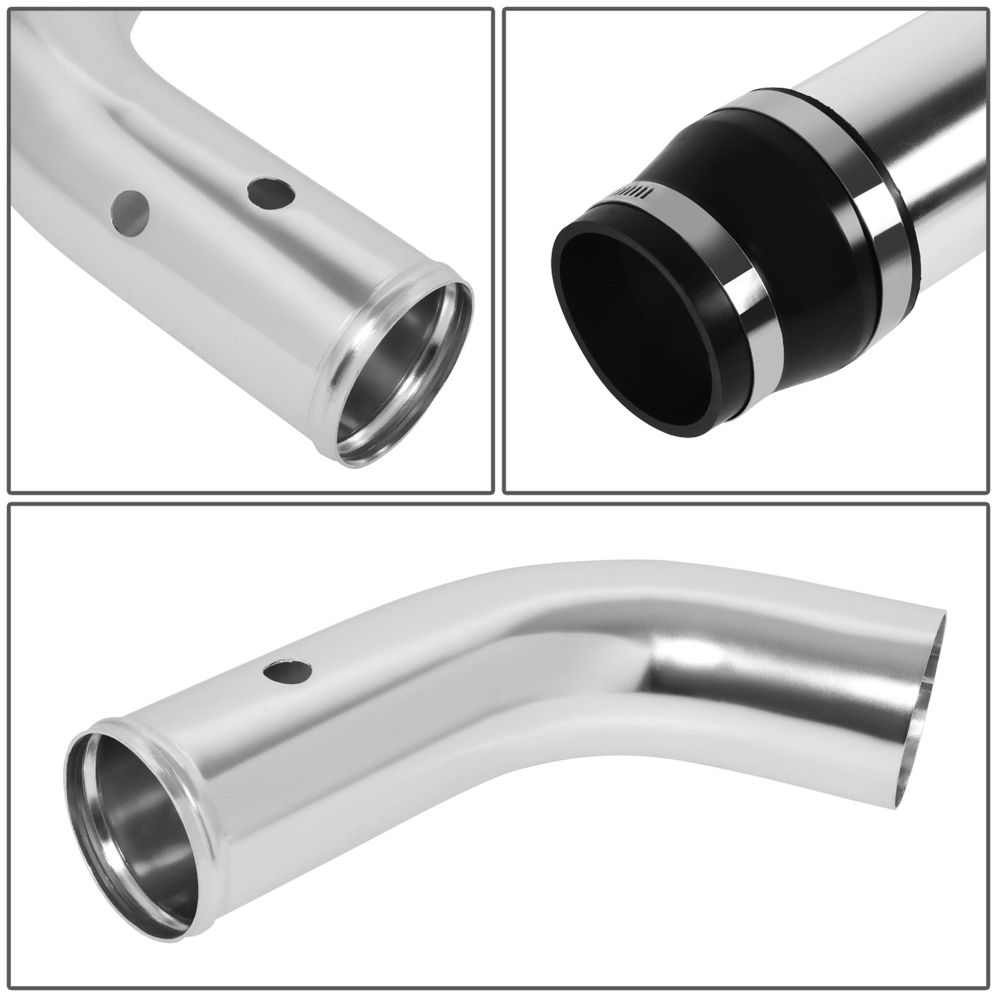 FILTRO DE AIRE ALTO FLUJO HEAT SHIELD - 99-04 MUSTANG 3.8L V6 - ALUMINUM PIPING - BLUE FILTER