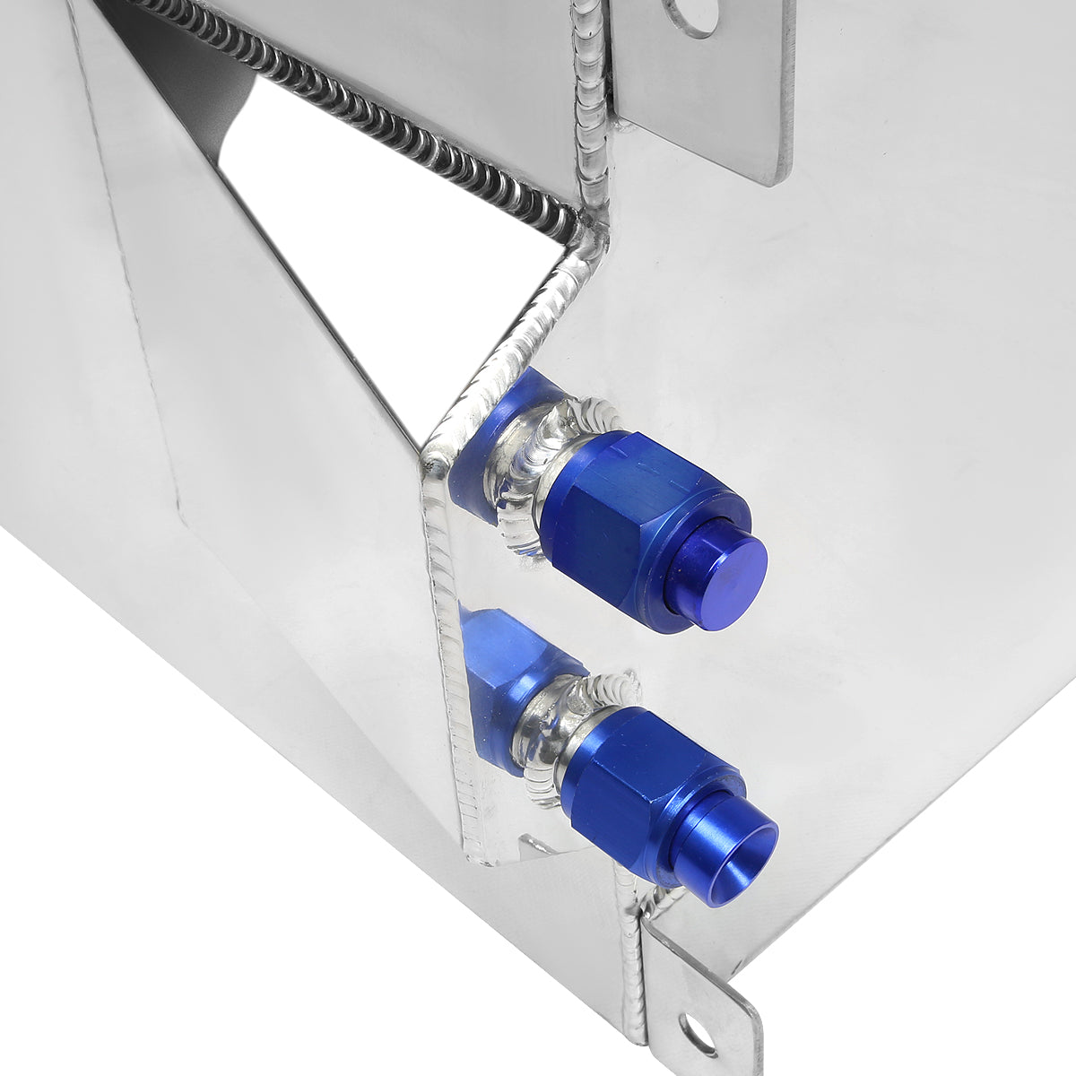 TANQUE DE GASOLINA FUEL CELL - GAS TANK WITH LEVEL SENDER - 8 GALLON - ALUMINUM - POLISHED CAP - POLISHED