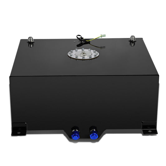 TANQUE DE GASOLINA FUEL CELL - GAS TANK WITH LEVEL SENDER - 20 GALLON - ALUMINUM - POLISHED CAP - BLACK