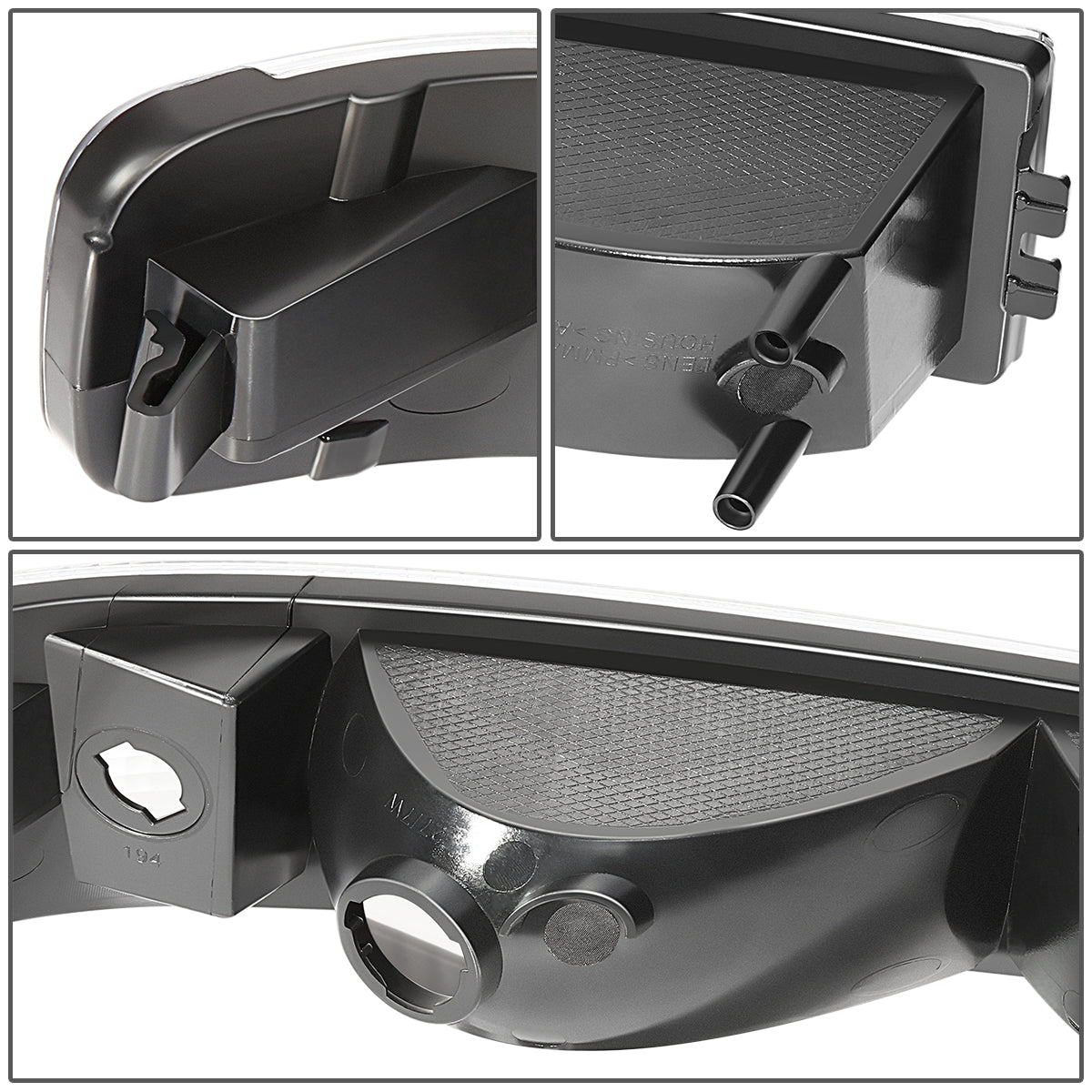 CUARTOS LUZ BLACK - 03-14 CHEVROLET EXPRESS 1500 / 03-23 CHEVROLET EXPRESS 2500 / 03-23 CHEVROLET EXPRESS 3500 / 09-22 CHEVROLET EXPRESS 4500 / 03-14 GMC SAVANA 1500 / 03-23 GMC SAVANA 2500 / 03-23 GMC SAVANA 3500 / 09-22 GMC SAVANA 4500