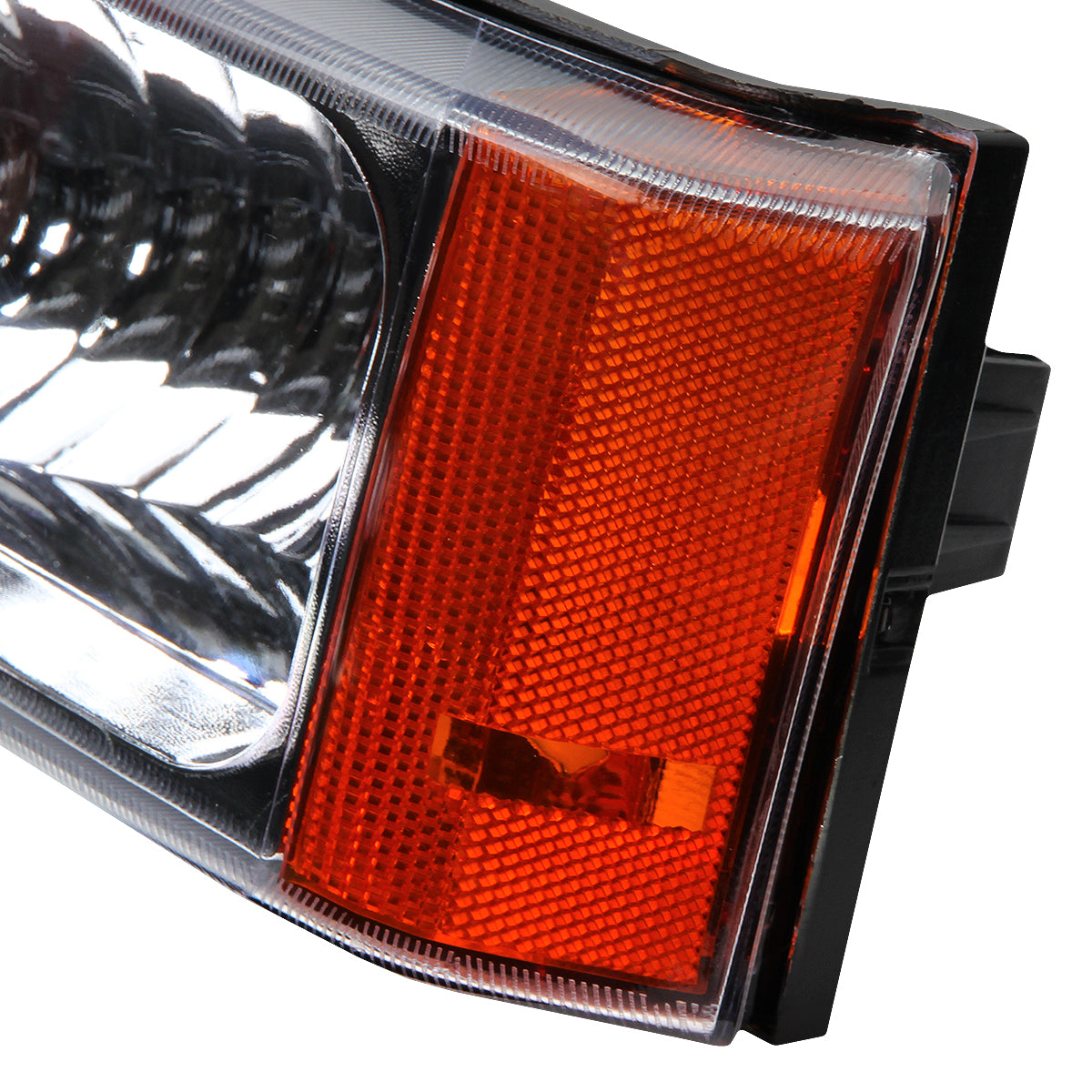CUARTOS LUZ 03-06 CHEVY AVALANCHE 1500, 2500, SILVERADO 1500, 2500, 3500, 1500 HD, 2500 HD / 2007 SILVERADO 1500, 1500 HD, 2500 HD, 3500 CLASSIC - FITS MODELS WITHOUT FACTORY CLADDING ONLY - 2PC - CHROME / AMBER CORNER