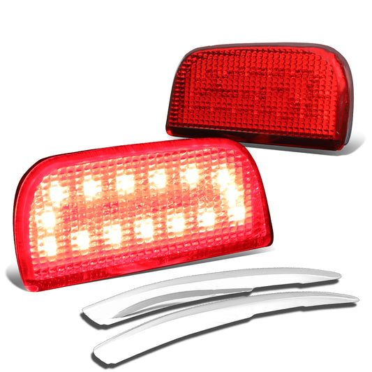 CUARTOS LUZ REAR LOWER BRAKE LAMP - 16-17 HONDA CIVIC - RED