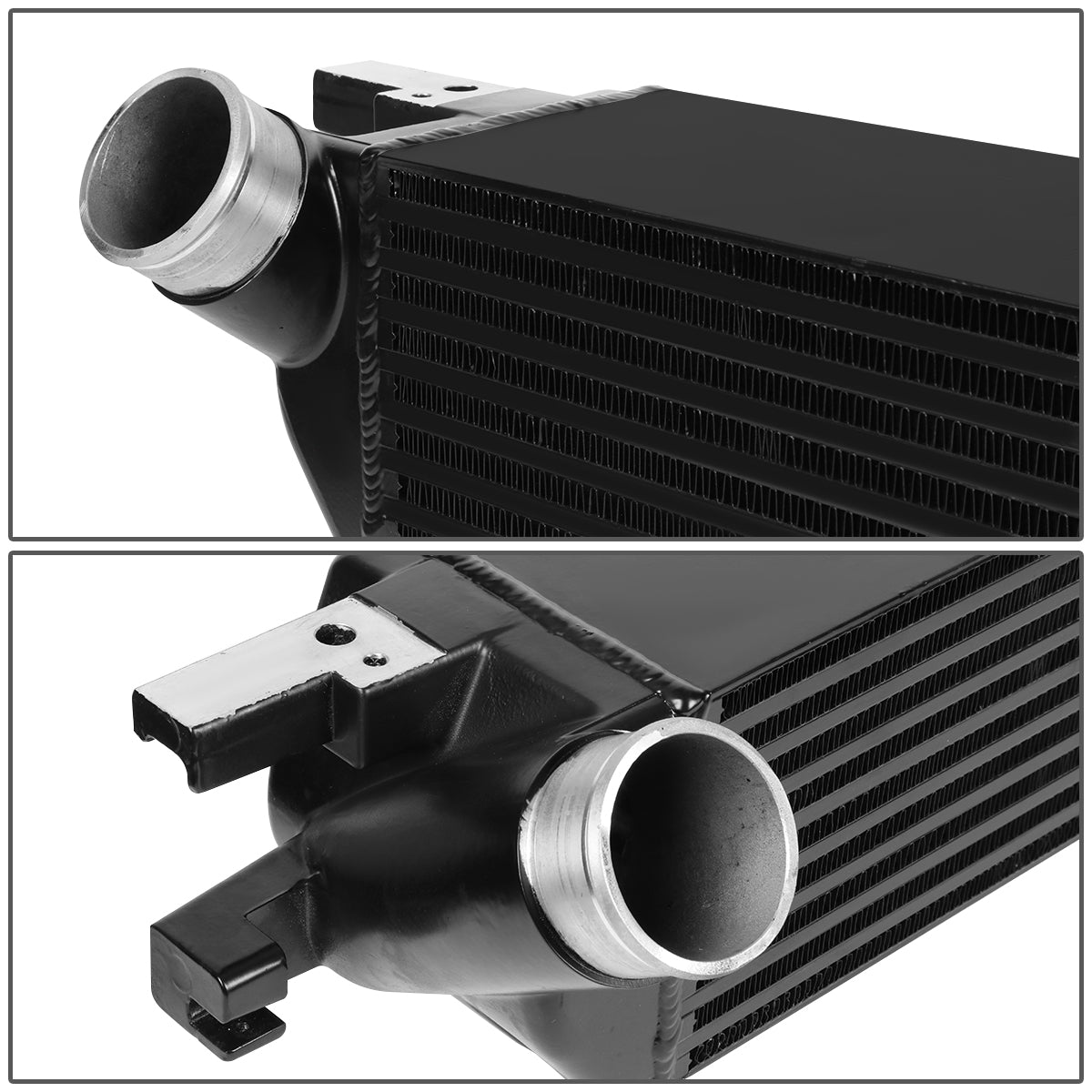 INTERCOOLER 15-19 FORD MUSTANG 2.3L ECOBOOST - FRONT MOUNT - SMALL - BLACK