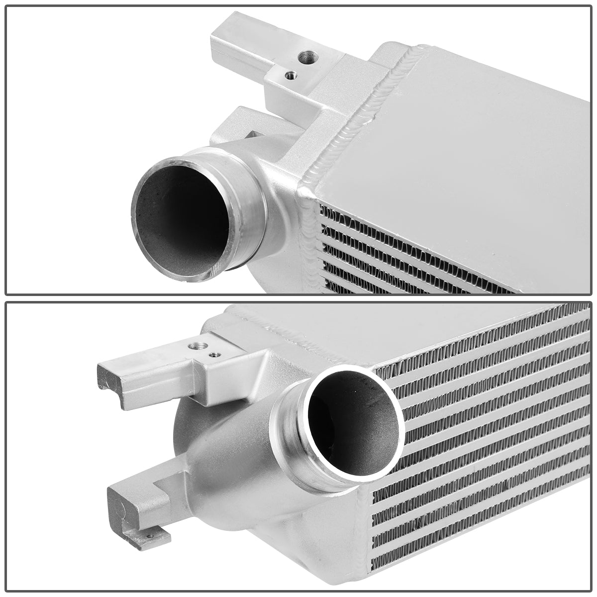 INTERCOOLER 15-19 FORD MUSTANG 2.3L ECOBOOST - FRONT MOUNT - SMALL - SILVER