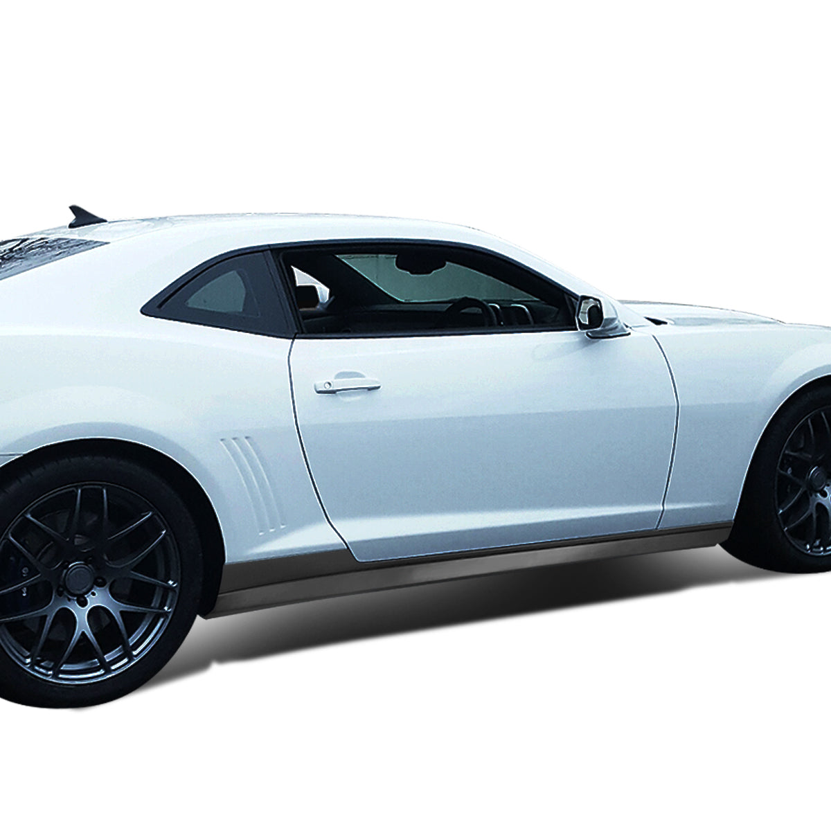 ESTRIBOS 10-15 CHEVY CAMARO - ZL1 STYLE - MATTE BLACK- 2PCS