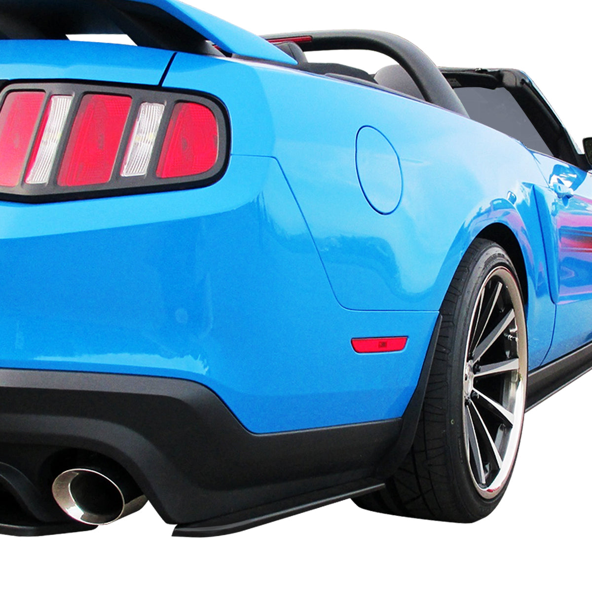 ESTRIBOS 13-14 FORD MUSTANG - RP STYLE - MATTE BLACK - 2PCS