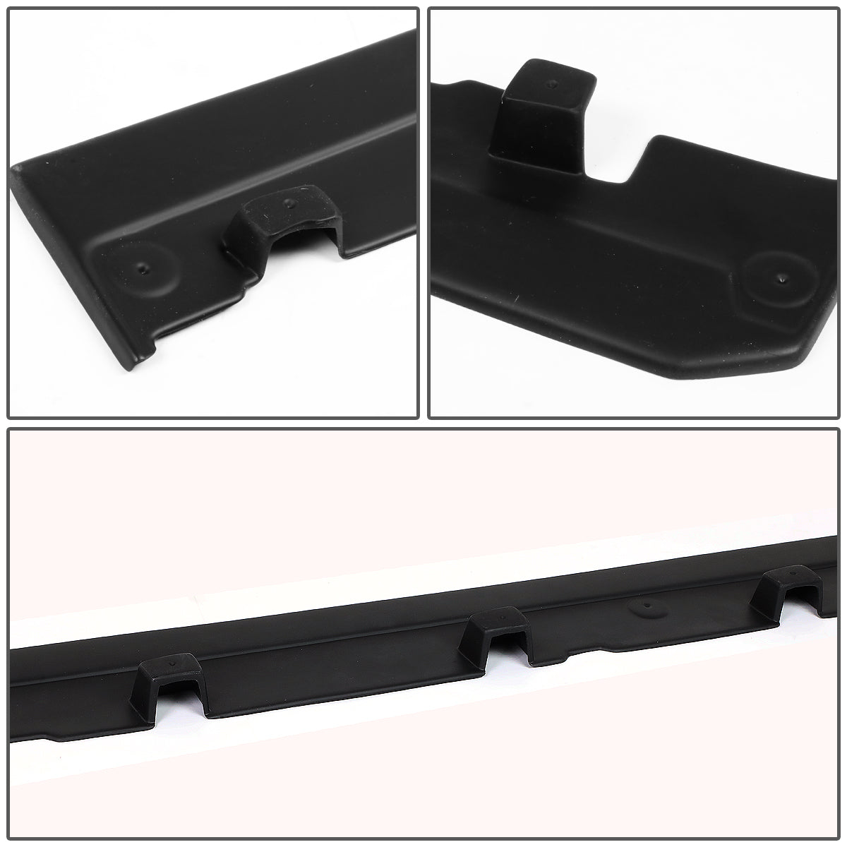 ESTRIBOS 10-14 FORD MUSTANG - RP STYLE - MATTE BLACK - 2PCS