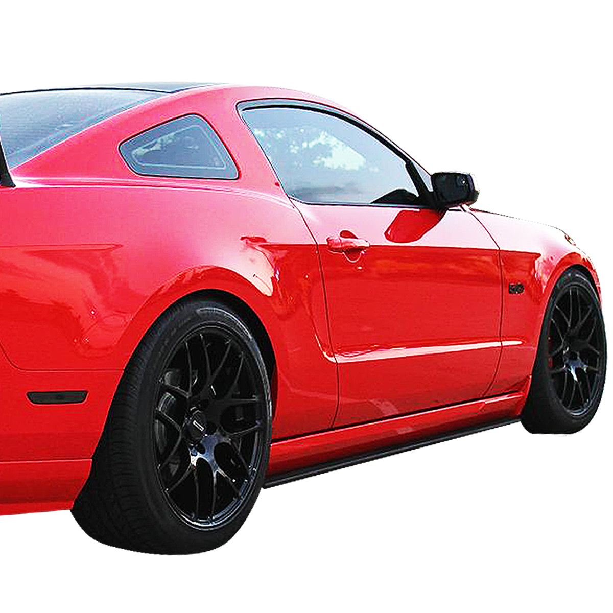 ESTRIBOS 10-14 FORD MUSTANG - RP STYLE - MATTE BLACK - 2PCS