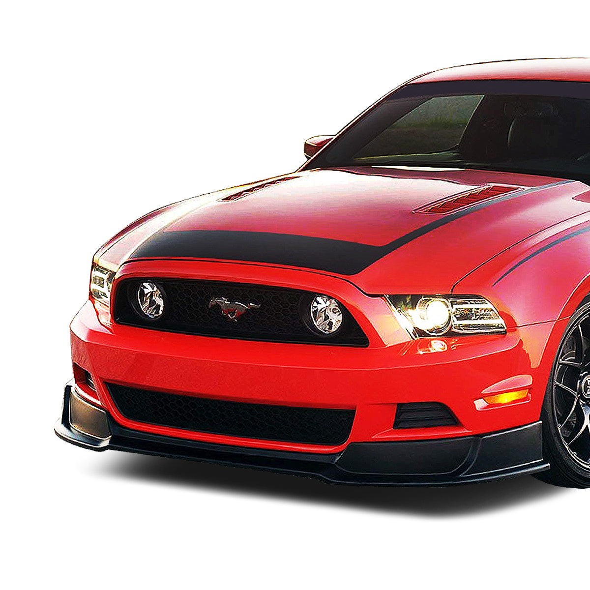 LIP 13-14 FORD MUSTANG GT - GT STYLE - MATTE BLACK